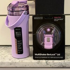 Rare BrüMate Happy Hour MultiShaker 26 oz with matching Happy Hour BevLock™ lid.